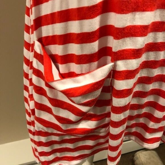 Ella Moss Red & White Striped Tank Top - Picture 2 of 6